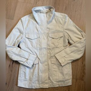 Banana Republic Cream Utility Jacket - Sz Small